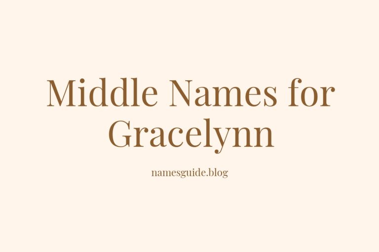 65+ Middle Names for Gracelynn: The Ultimate Guide