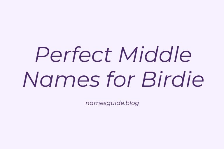 56+ Perfect Middle Names for Birdie: A Comprehensive List