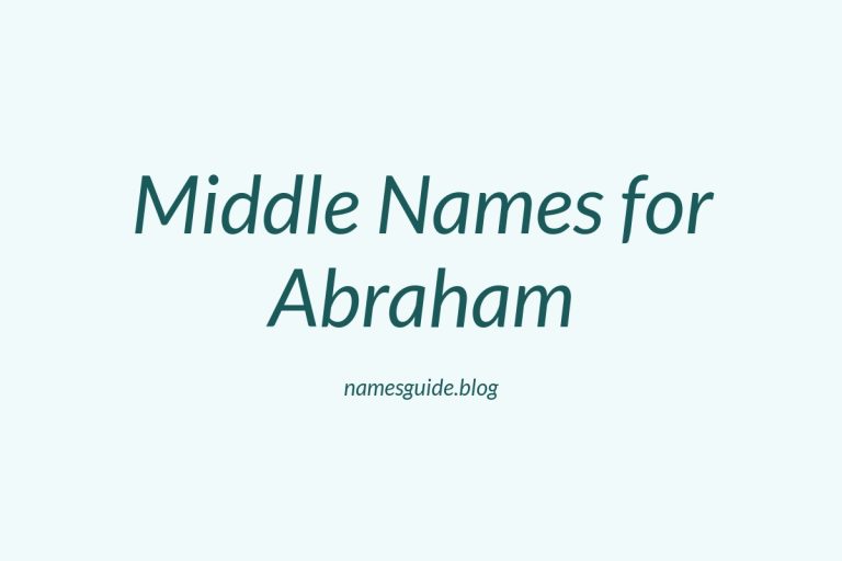 50+ Middle Names for Abraham: The Ultimate List