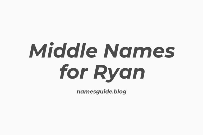 65+ Middle Names for Ryan: The Ultimate Guide