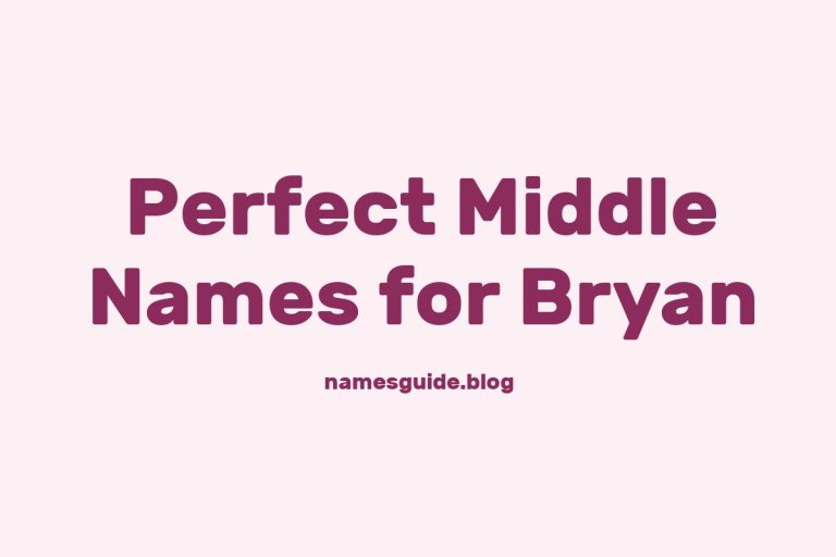 59+ Perfect Middle Names for Bryan: Find the Best Fit