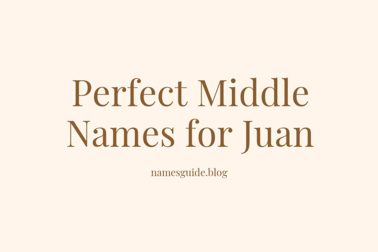 42+ Perfect Middle Names for Juan: A Comprehensive Guide