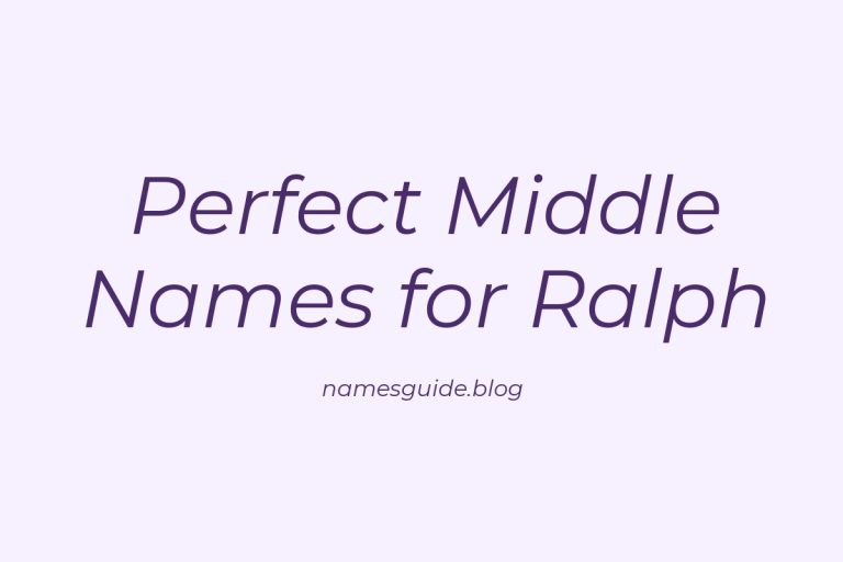 67+ Perfect Middle Names for Ralph: Find the Ideal Match