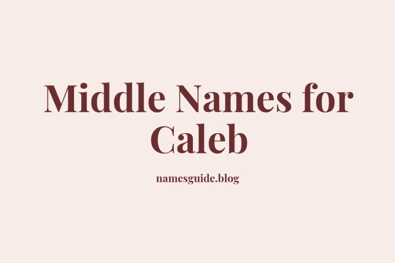 82+ Middle Names for Caleb: The Ultimate Guide