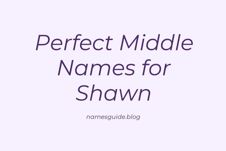 41+ Perfect Middle Names for Shawn: Find the Best Fit