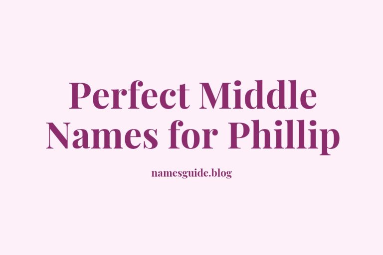 43+ Perfect Middle Names for Phillip