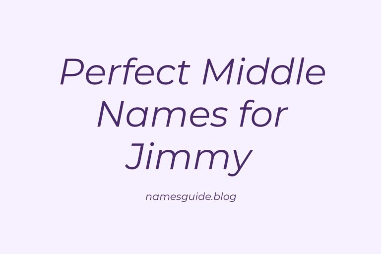 37+ Perfect Middle Names for Jimmy