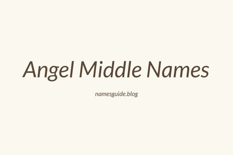 59+ Angel Middle Names: The Ultimate Guide