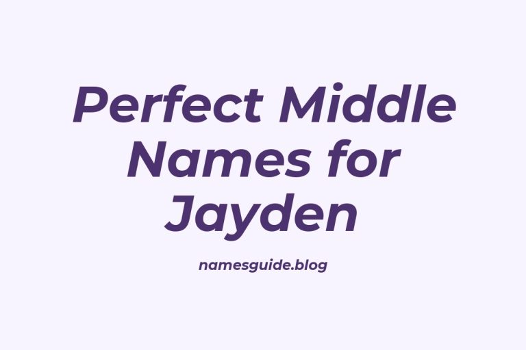 48+ Perfect Middle Names for Jayden