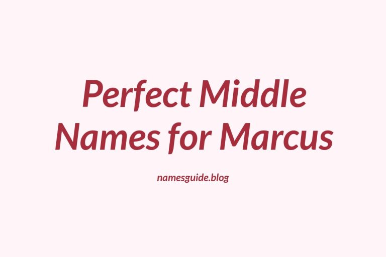 52+ Perfect Middle Names for Marcus: Find the Ideal Fit