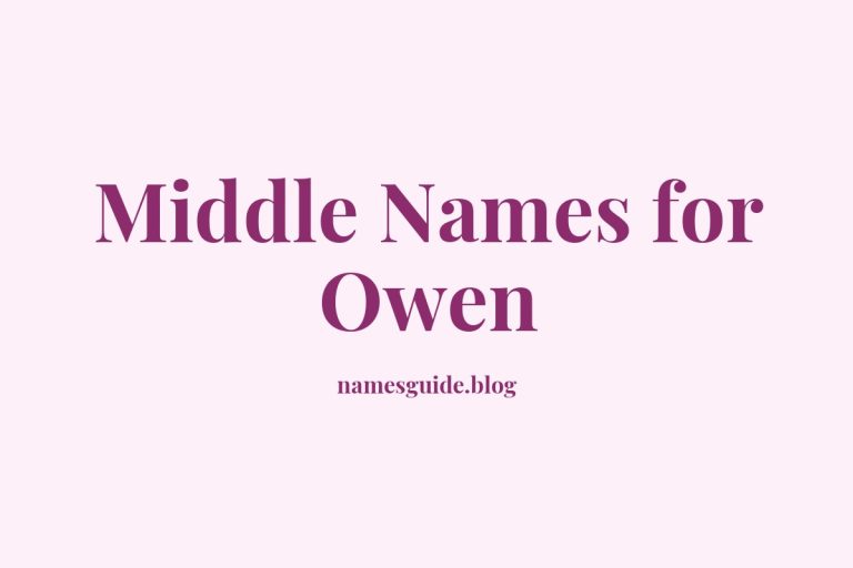 56+ Perfect Middle Names for Owen: Find the Ideal Fit