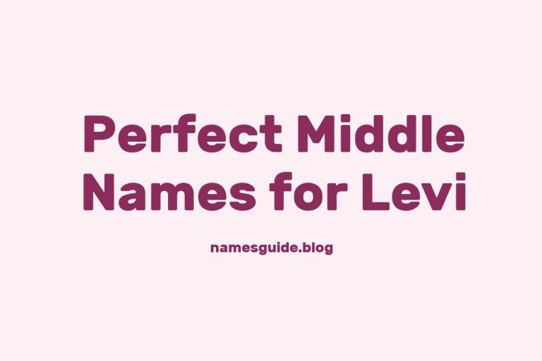 42+ Perfect Middle Names for Levi