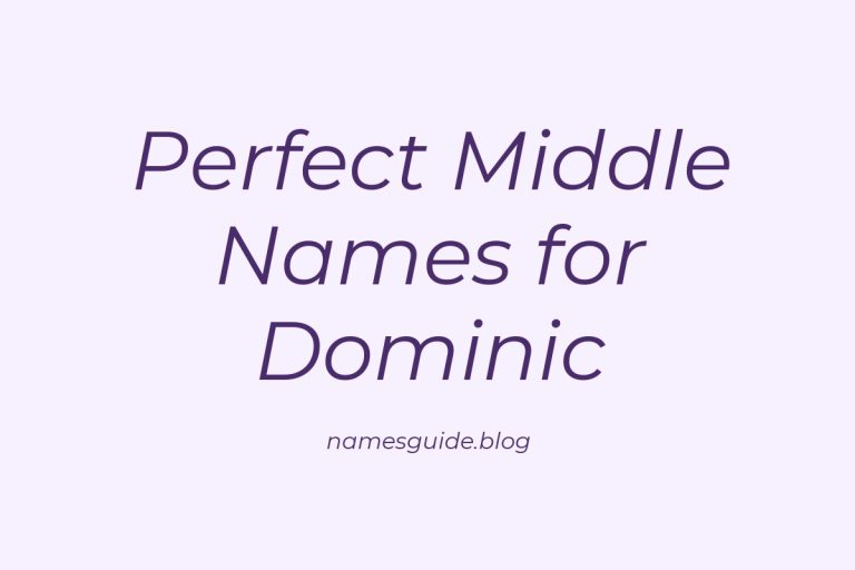 48+ Perfect Middle Names for Dominic