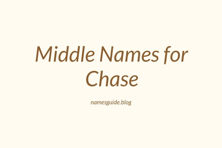 61+ Middle Names for Chase: The Ultimate List