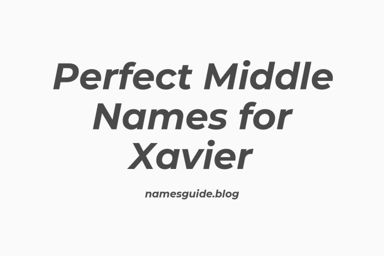 66+ Perfect Middle Names for Xavier: Find the Ideal Match