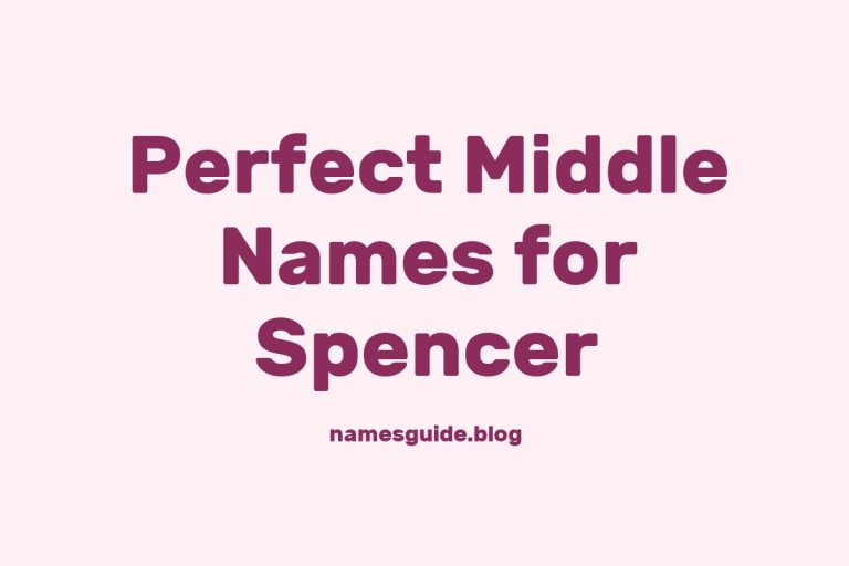 41+ Perfect Middle Names for Spencer