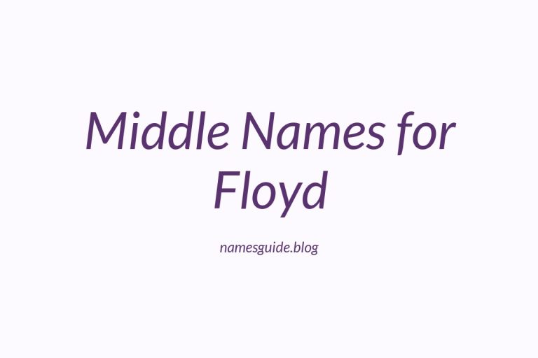 54+ Middle Names for Floyd: The Ultimate List