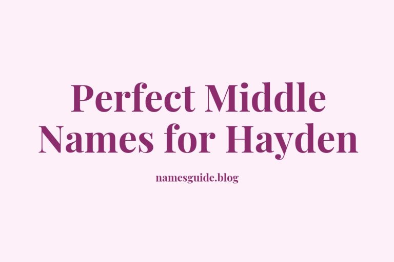 51+ Perfect Middle Names for Hayden
