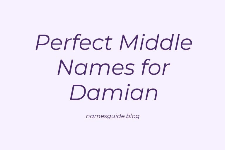 53+ Perfect Middle Names for Damian