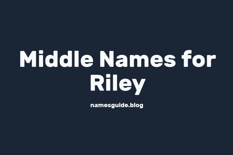 65+ Middle Names for Riley: The Ultimate List for Your Baby Girl