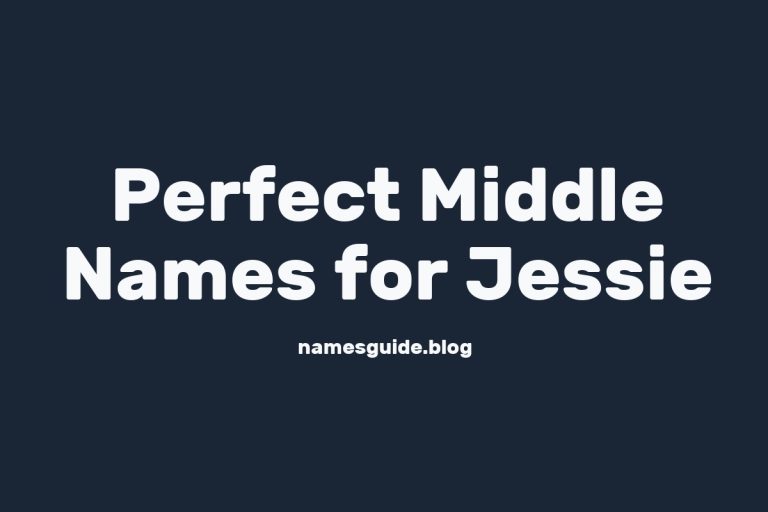 56+ Perfect Middle Names for Jessie: Find the Ideal Match
