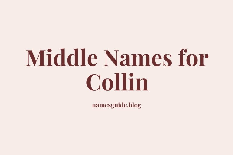 61+ Perfect Middle Names for Collin