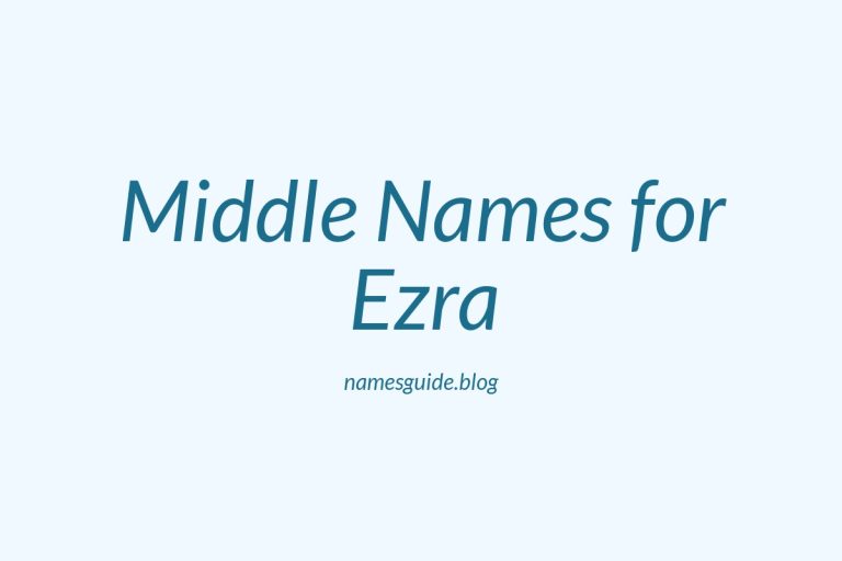 67+ Perfect Middle Names for Ezra: Find the Ideal Match