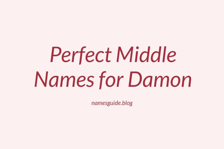 42+ Perfect Middle Names for Damon: Find the Ideal Match