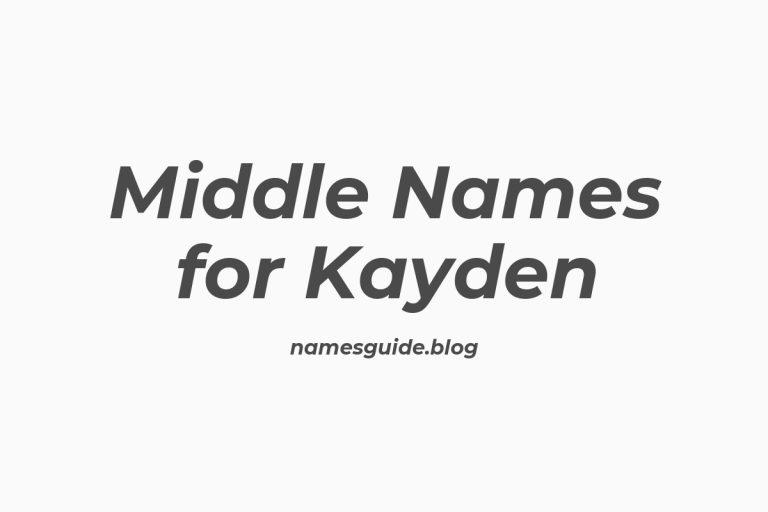 75+ Middle Names for Kayden: The Ultimate List