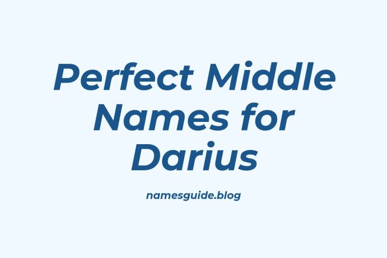 44+ Perfect Middle Names for Darius: Find the Ideal Match