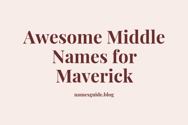 83+ Awesome Middle Names for Maverick