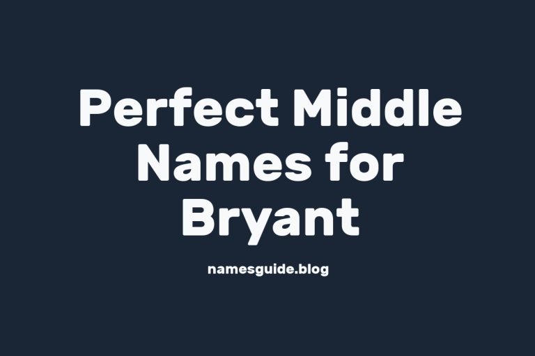 50+ Perfect Middle Names for Bryant