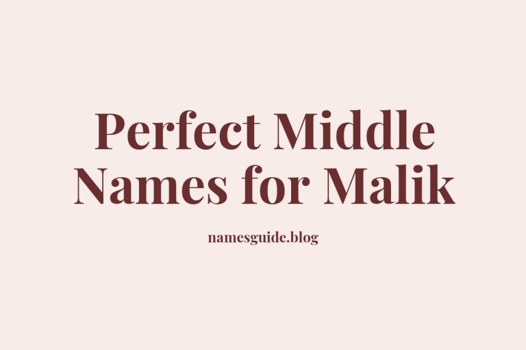 36+ Perfect Middle Names for Malik: Find the Ideal Match